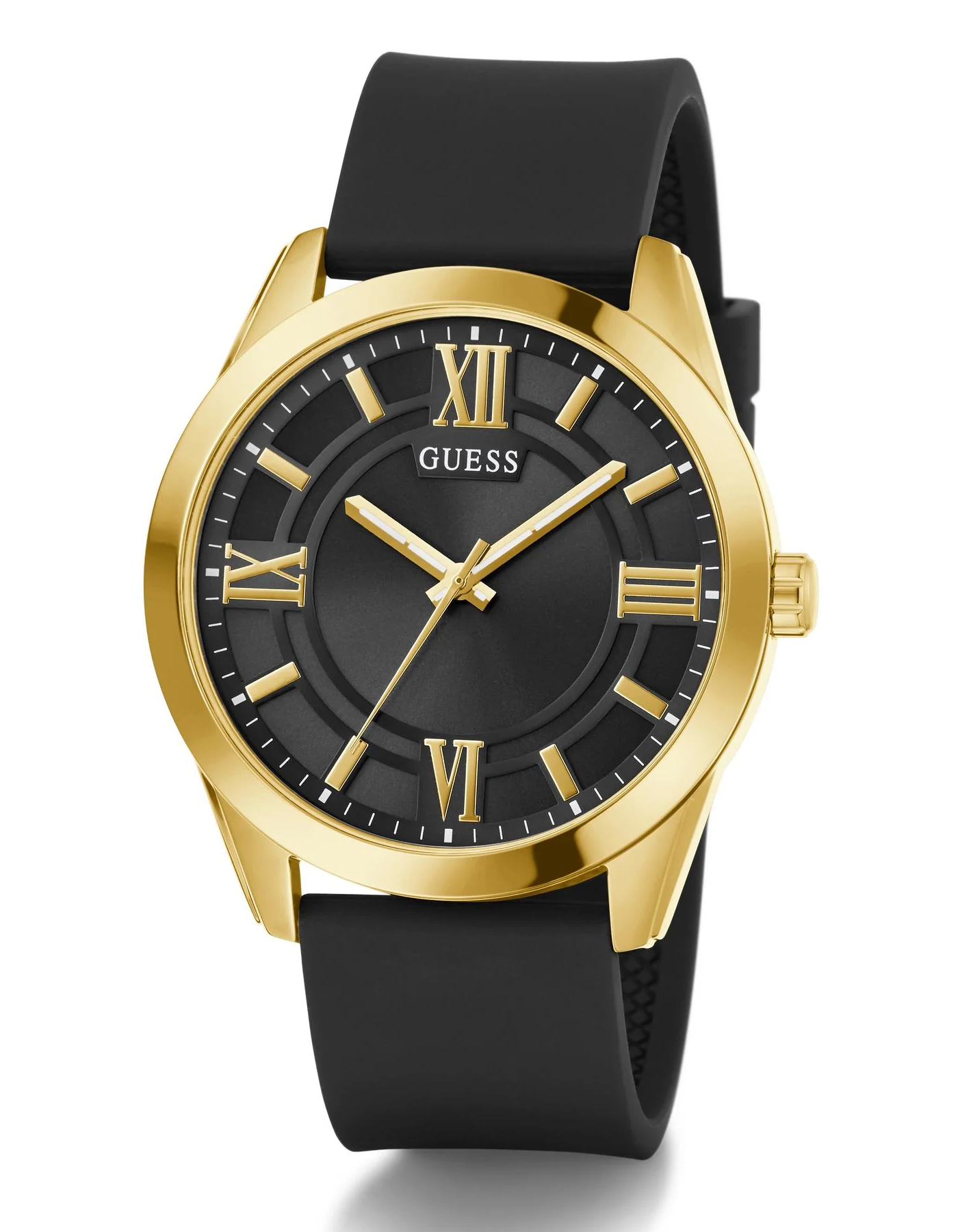 Guess Elliot Black Round Dial Analog Men's Watch