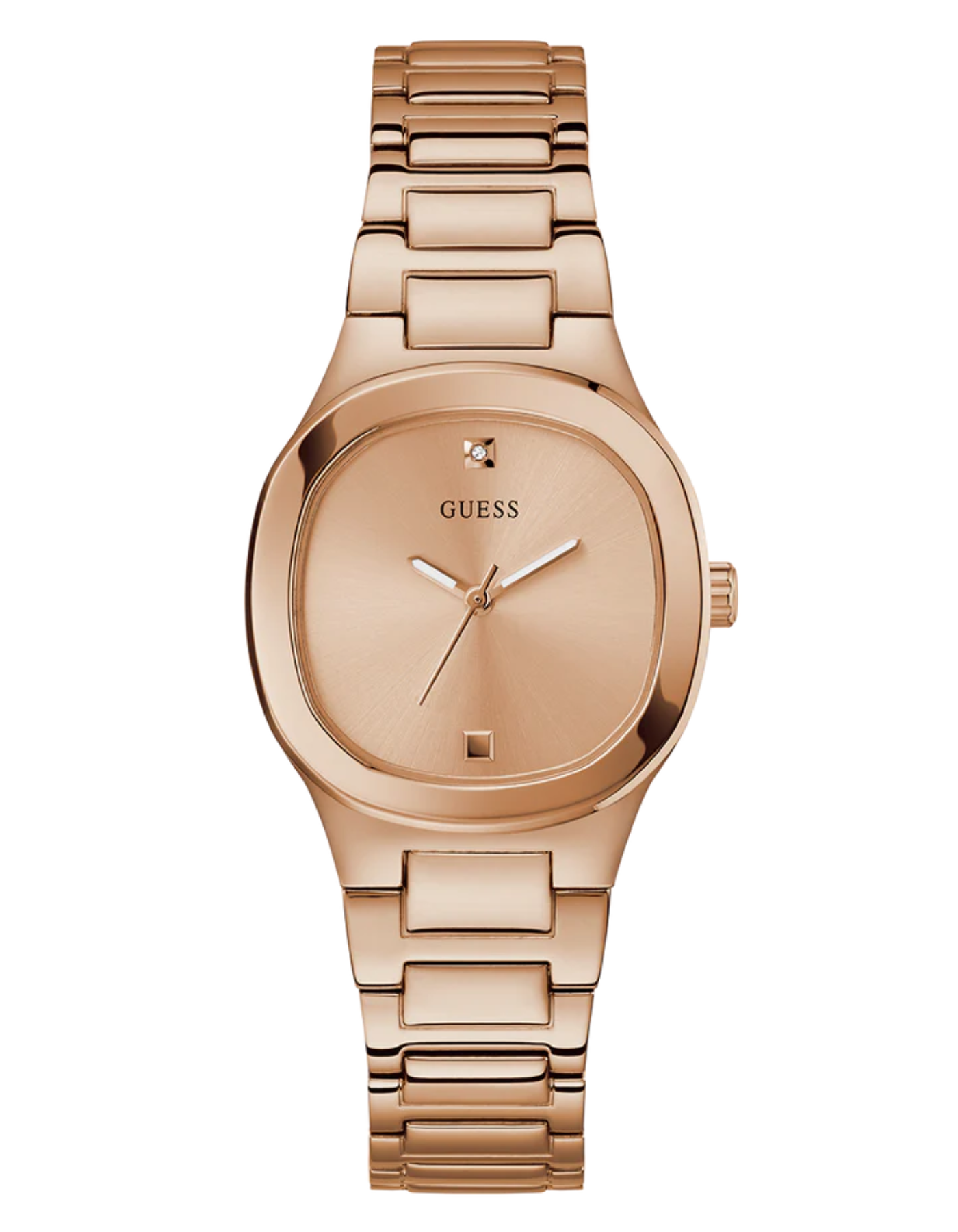 GUESS Ladies Rose Gold Tone Analog Watch