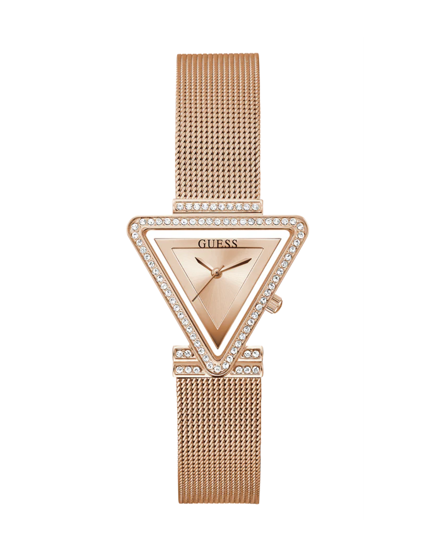 GUESS Ladies Rose Gold Tone Analog Watch