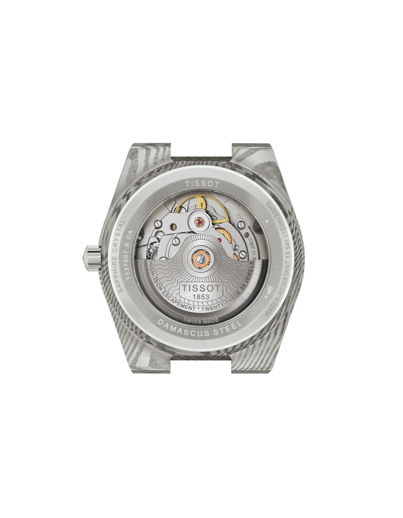 Tissot PRX Damascus Steel 38mm