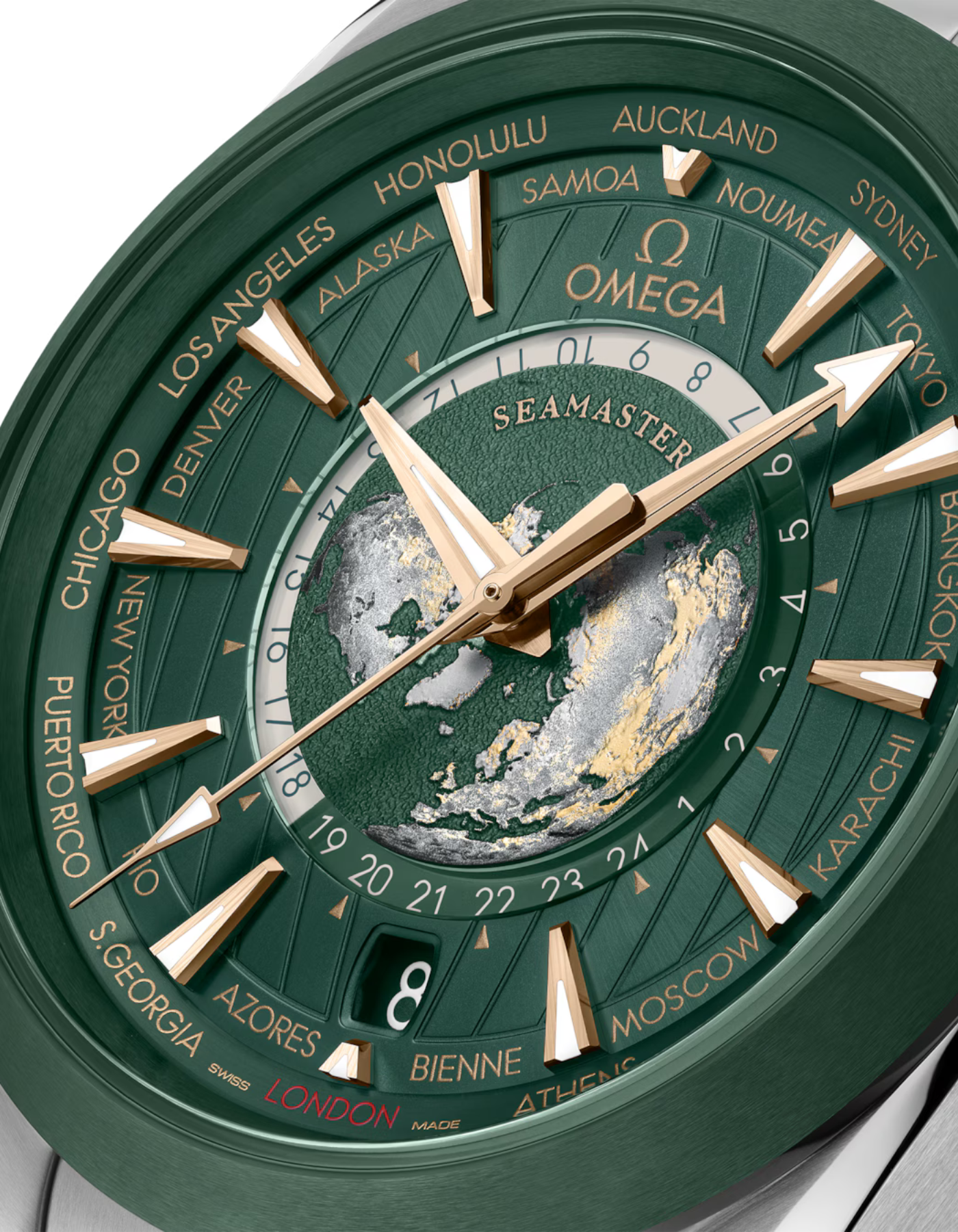 SEAMASTER AQUA TERRA 150M CO‑AXIAL MASTER CHRONOMETER GMT WORLDTIMER