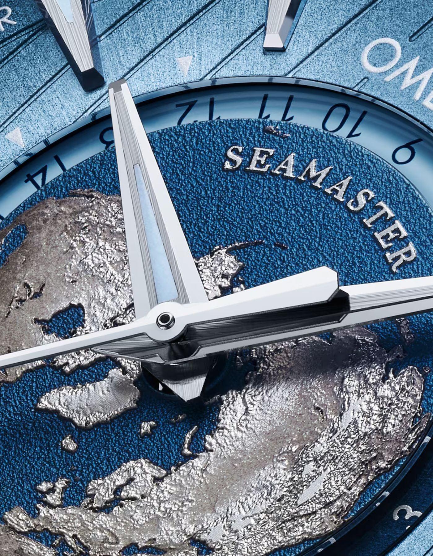 SEAMASTER AQUA TERRA 150M CO‑AXIAL MASTER CHRONOMETER GMT WORLDTIMER "SUMMER BLUE"