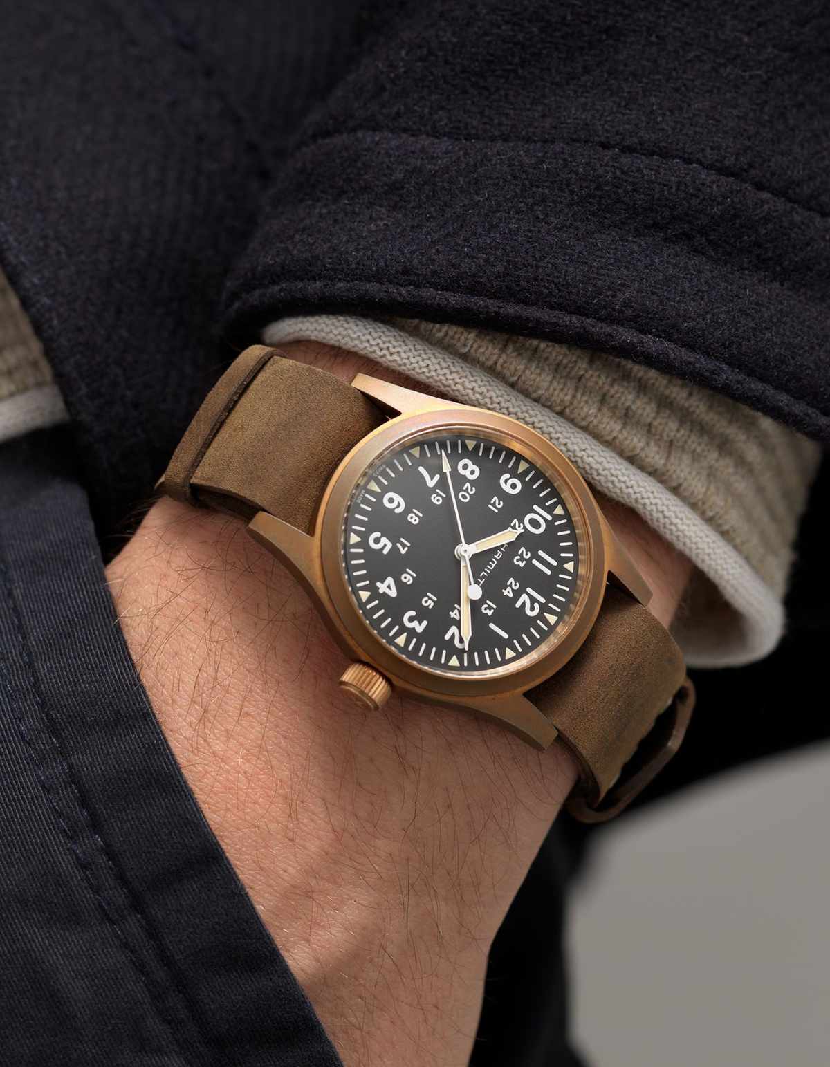 Hamilton Khaki Field Mechanical Bronze 38mm "Featured in Ant-Man and the Wasp: Quantumania (2023)"
