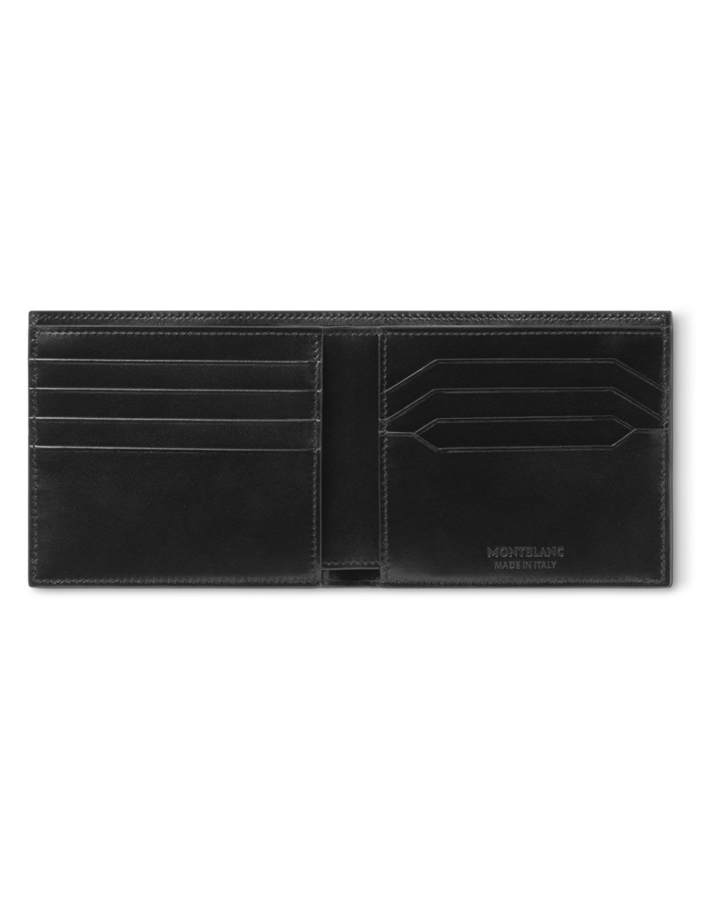 Black Meisterstuck Small Leather 8cc Bi-Fold Wallet