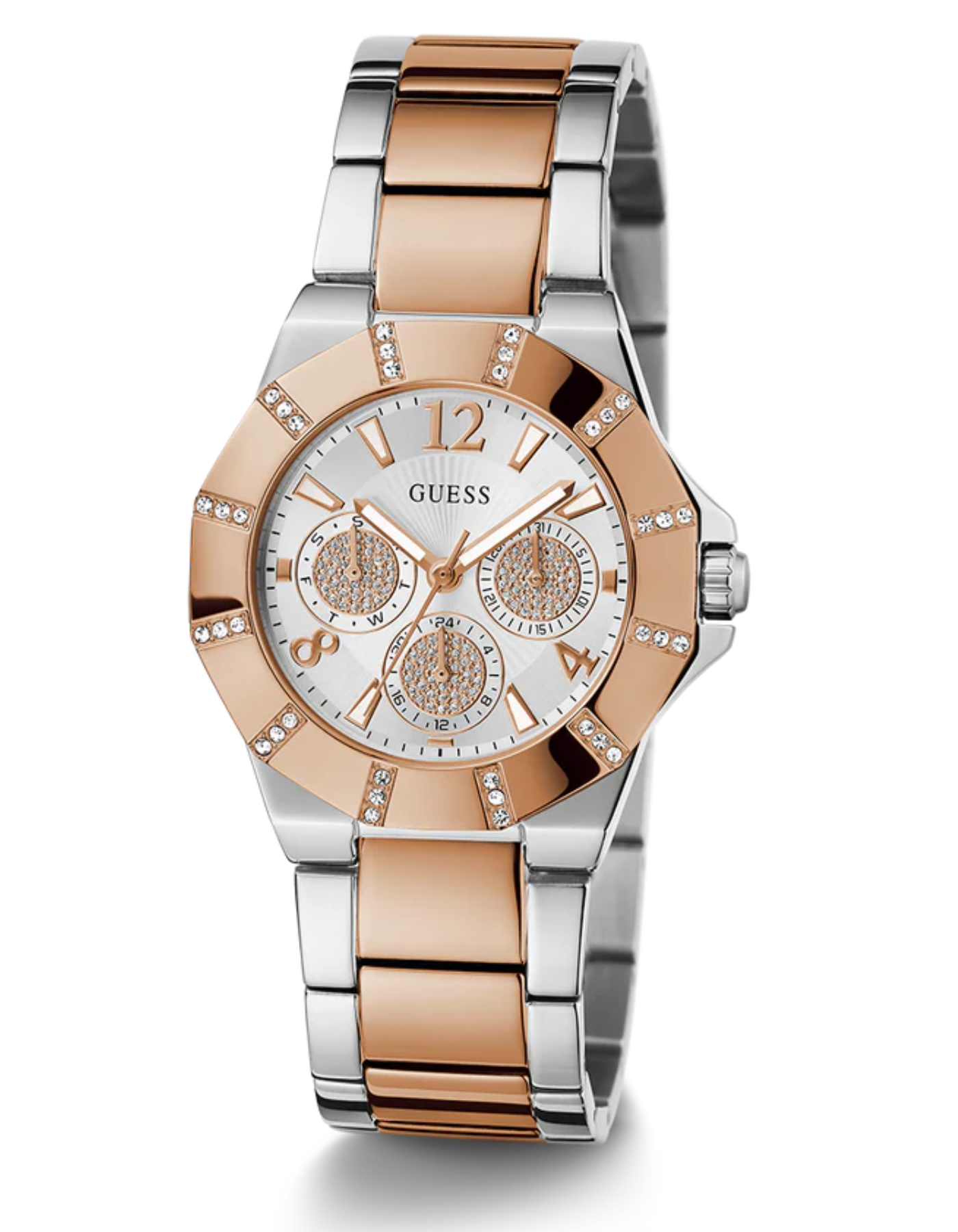 GUESS Ladies 2-Tone Multi-function Watch