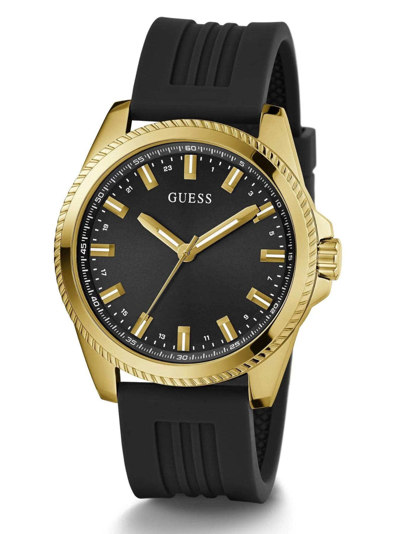 Guess Men's Sport Black Dial Round Case Analog Men Watch