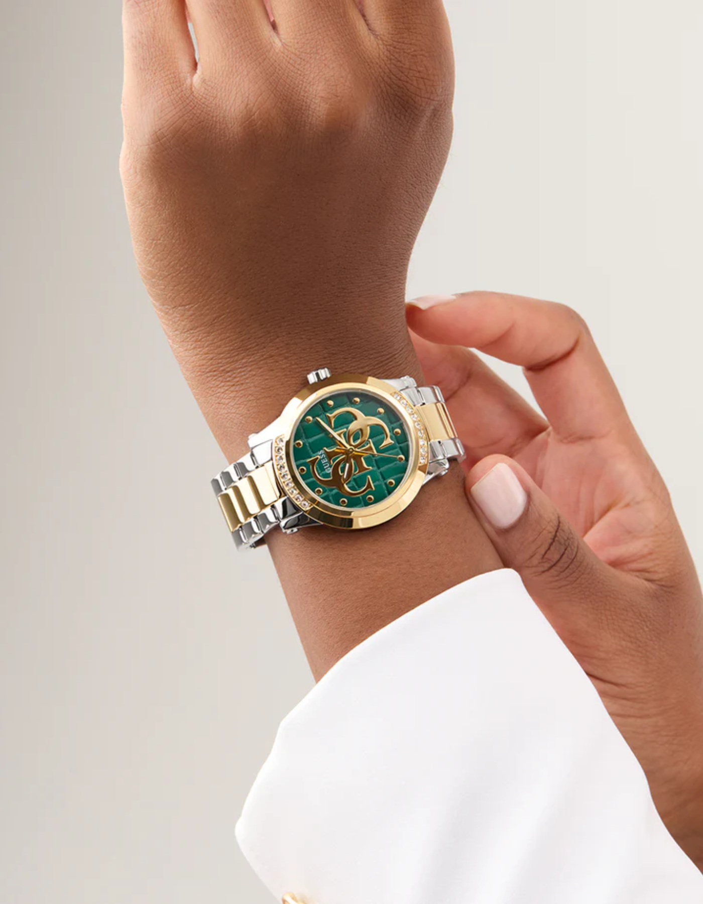 GUESS Ladies 2-Tone Analog Watch