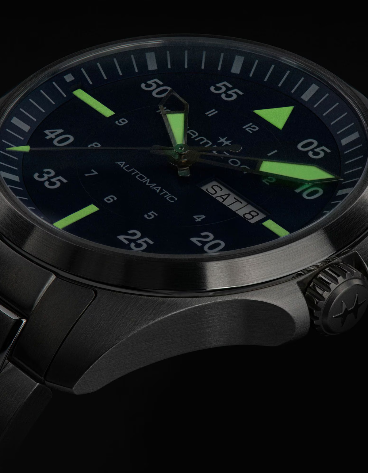 Hamilton Khaki Aviation Pilot Day Date Auto 42MM