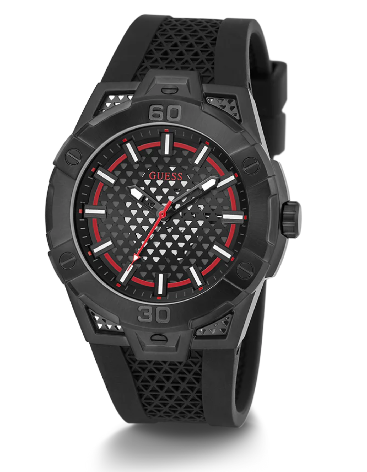 GUESS Men's Black Analog Watch