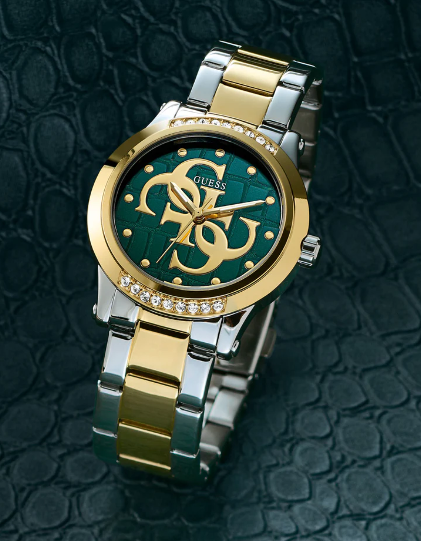 GUESS Ladies 2-Tone Analog Watch
