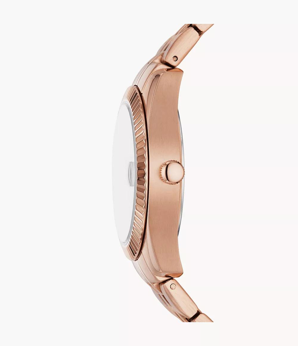 Fossil scarlette rose gold watch cheap