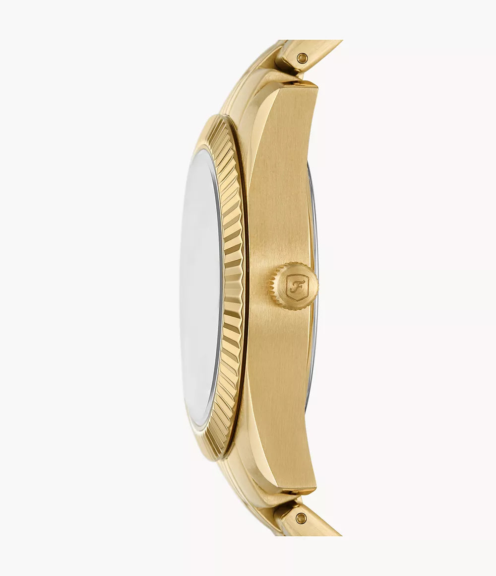 Fossil Scarlette Three-Hand Date Two-Tone Stainless-Steel Watch