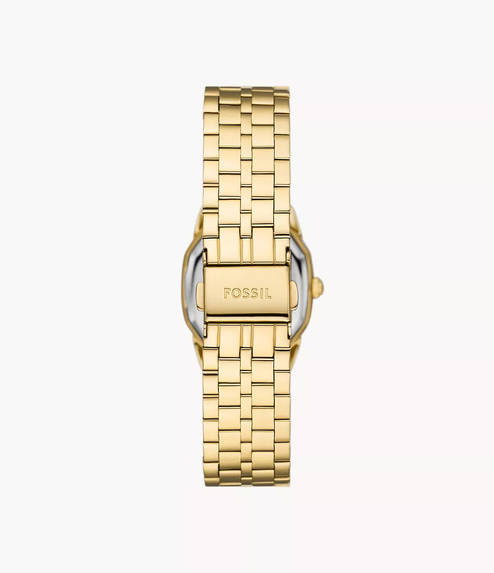 Fossil Harlow Three-Hand Rose Gold-Tone Stainless Steel Watch