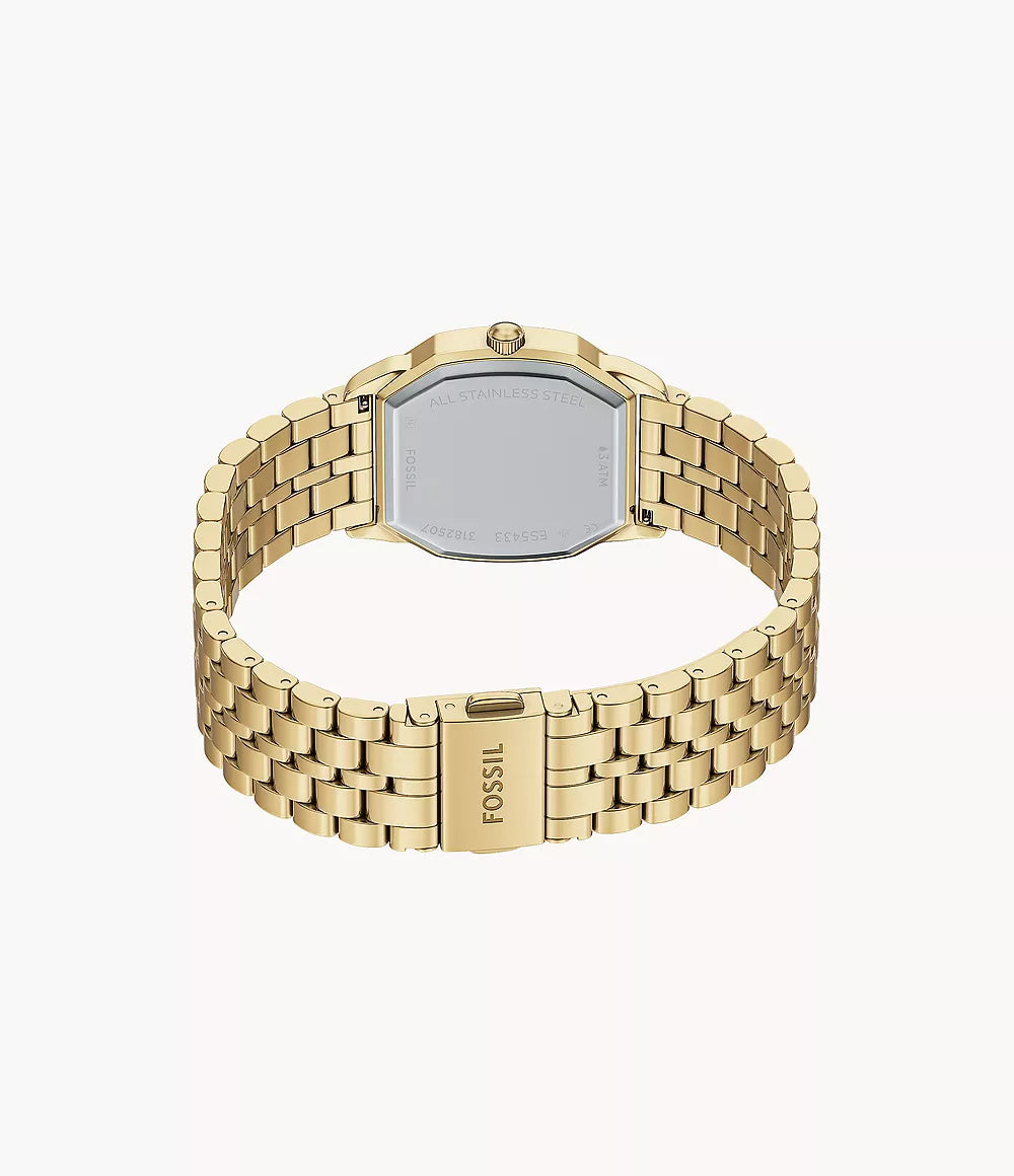 Fossil Harlow Three-Hand Gold-Tone Stainless Steel Watch