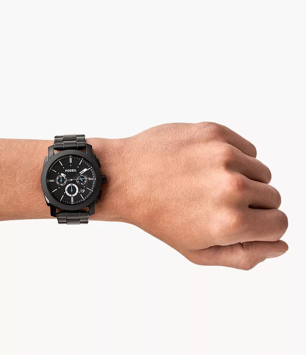 Fossil Machine Chronograph Black Stainless-Steel Watch