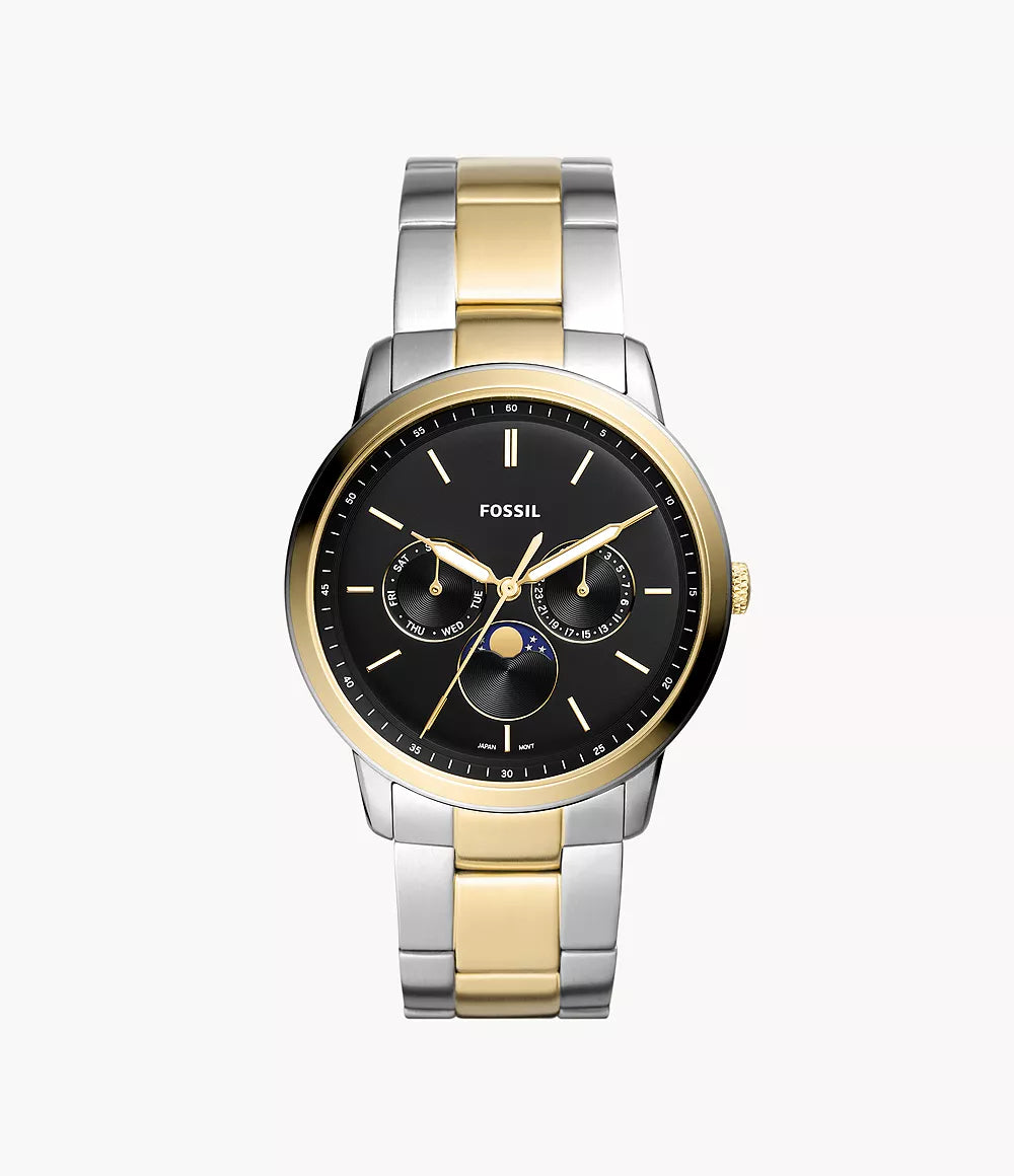 Fossil Neutra Moonphase Multifunction Two-Tone Stainless-Steel Watch