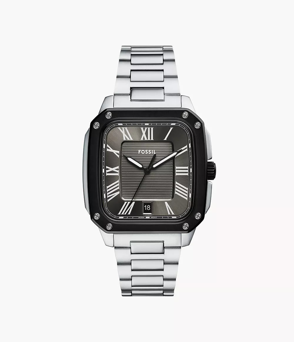 Fossil Crosby Three-Hand Date