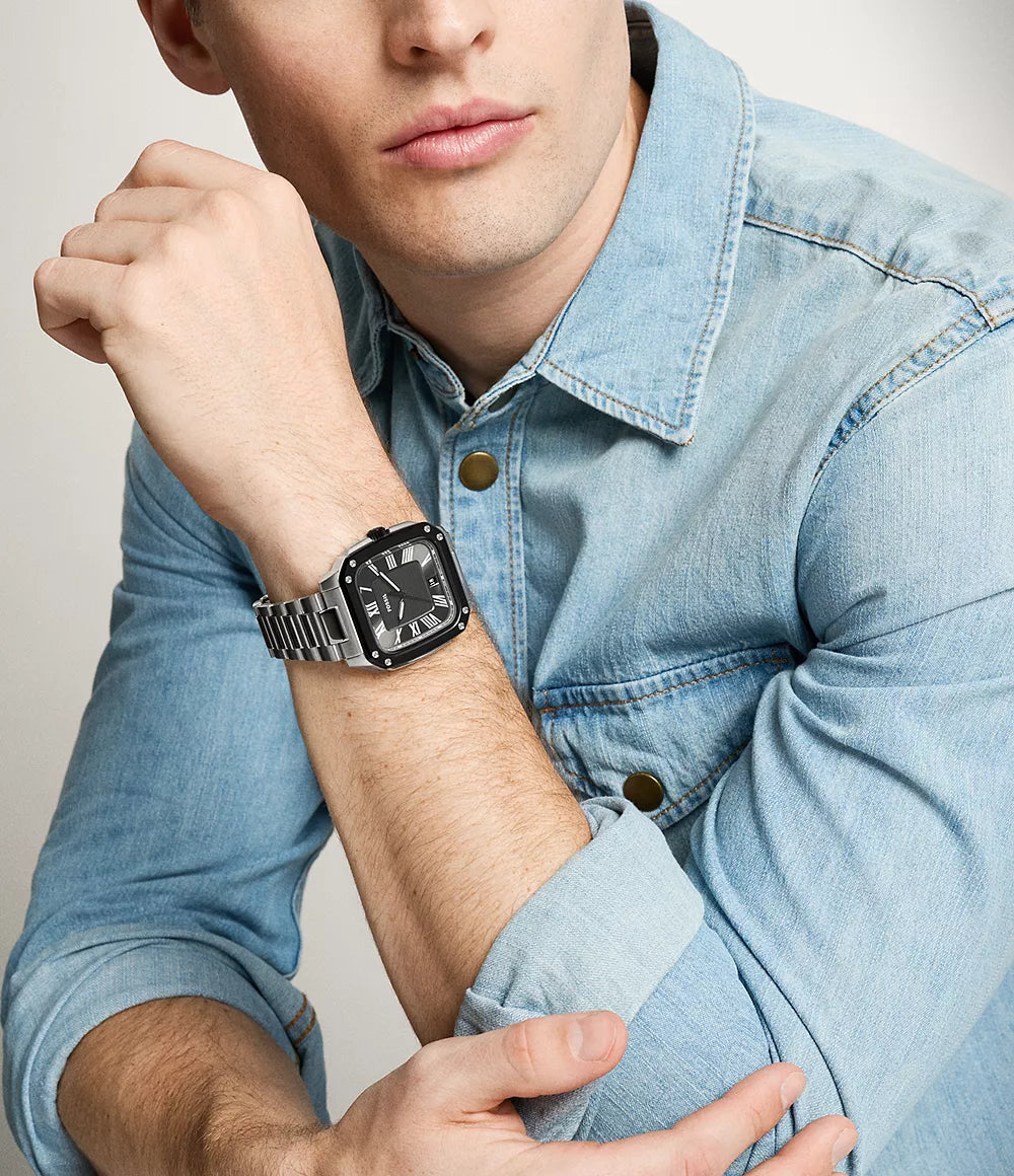Fossil Crosby Three-Hand Date