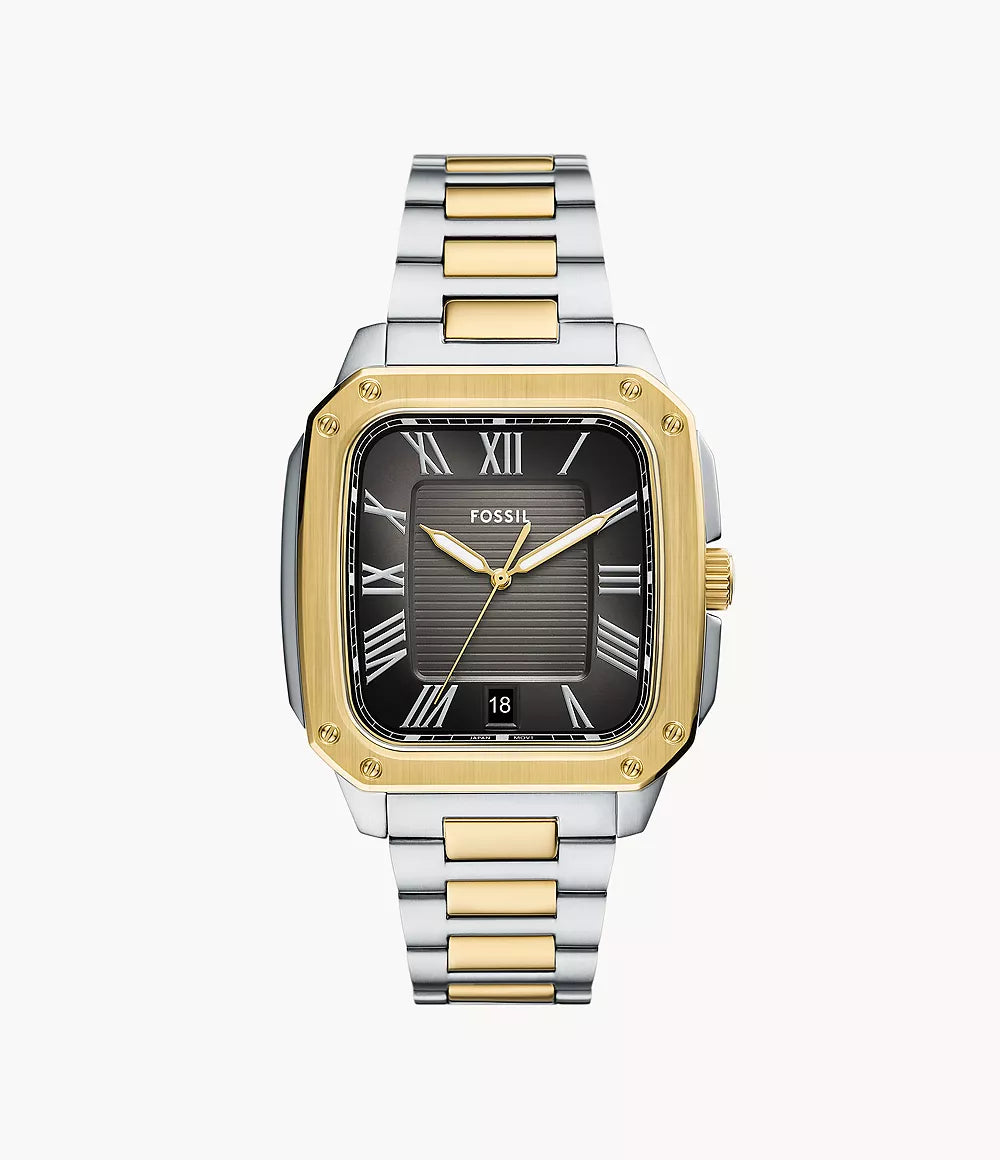 Fossil Crosby Three-Hand Date