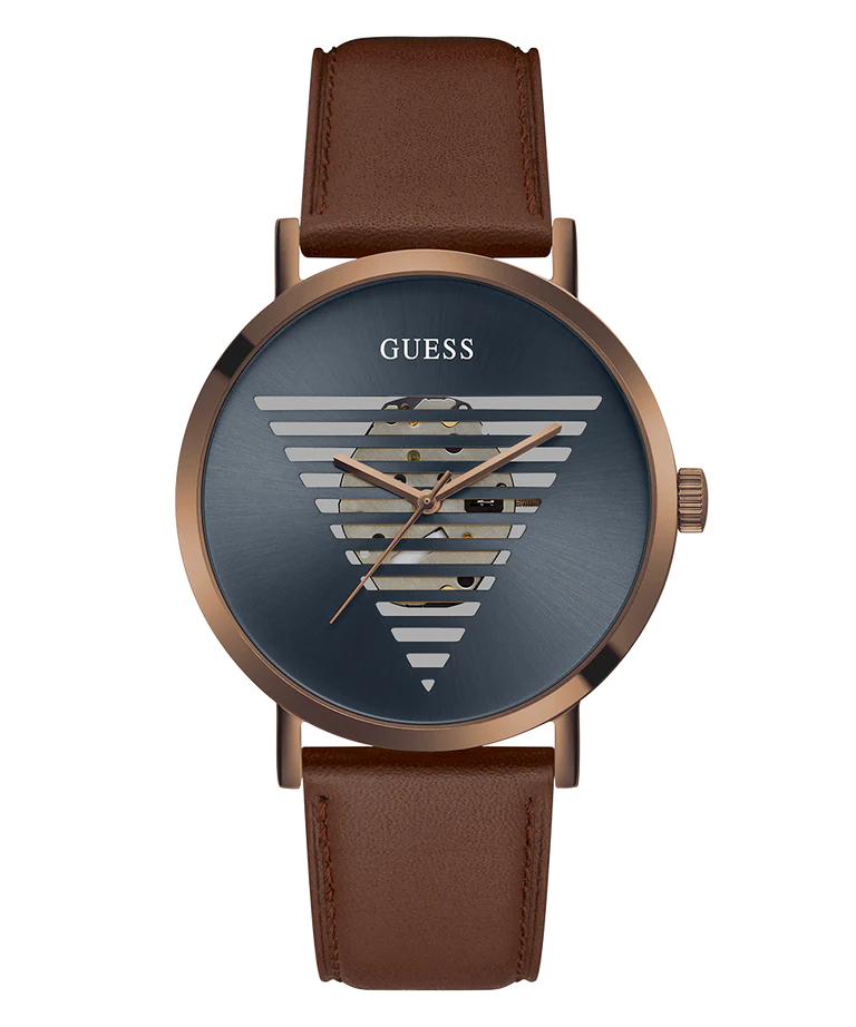 GUESS Men's Brown Coffee Analog Watch