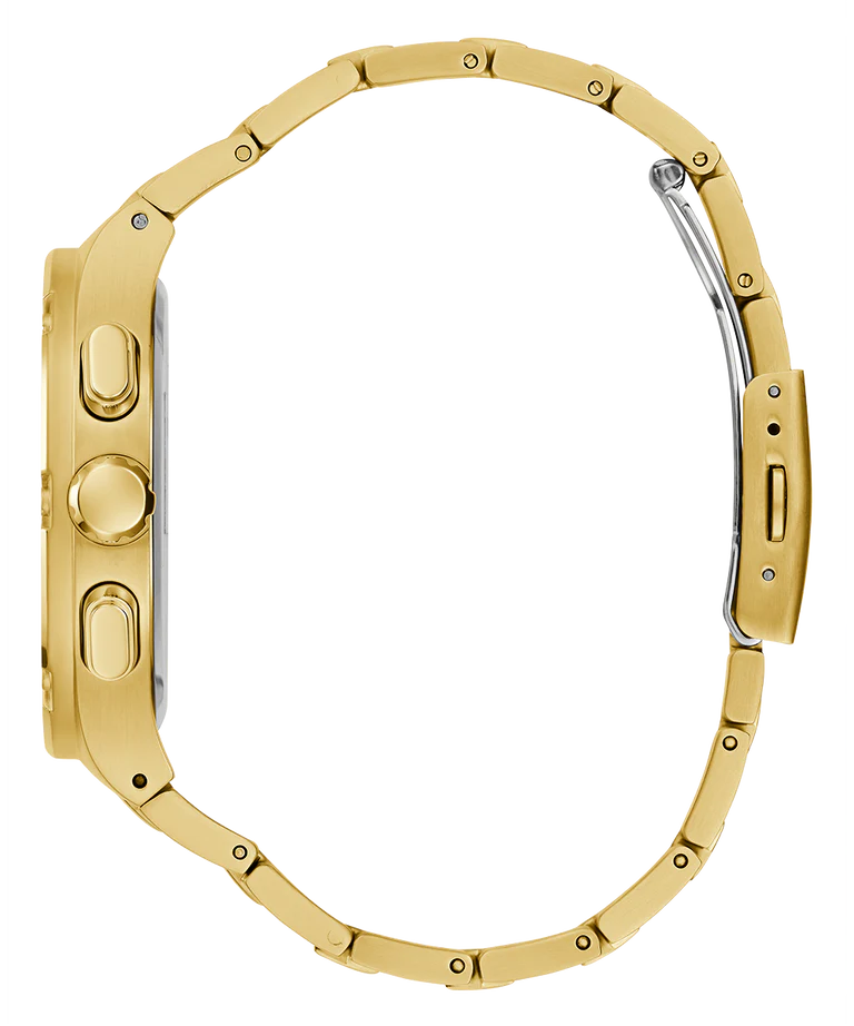 GUESS Men's Gold Tone Multi-function Watch