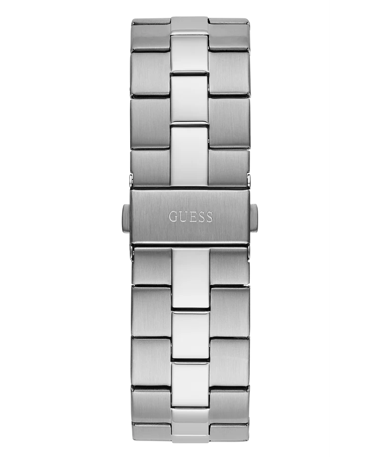 GUESS Men's Silver Tone Date Watch