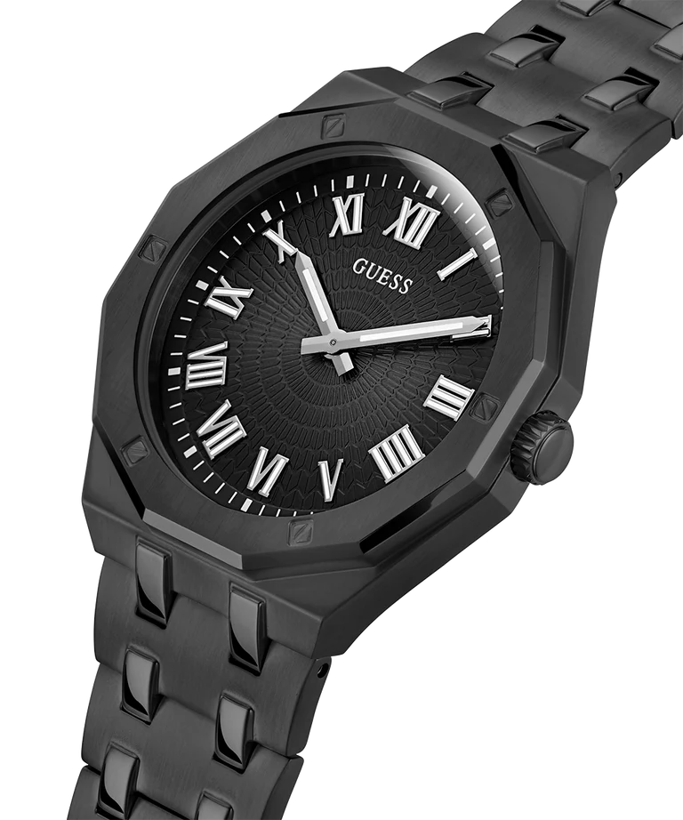 GUESS Men's Black Analog Watch