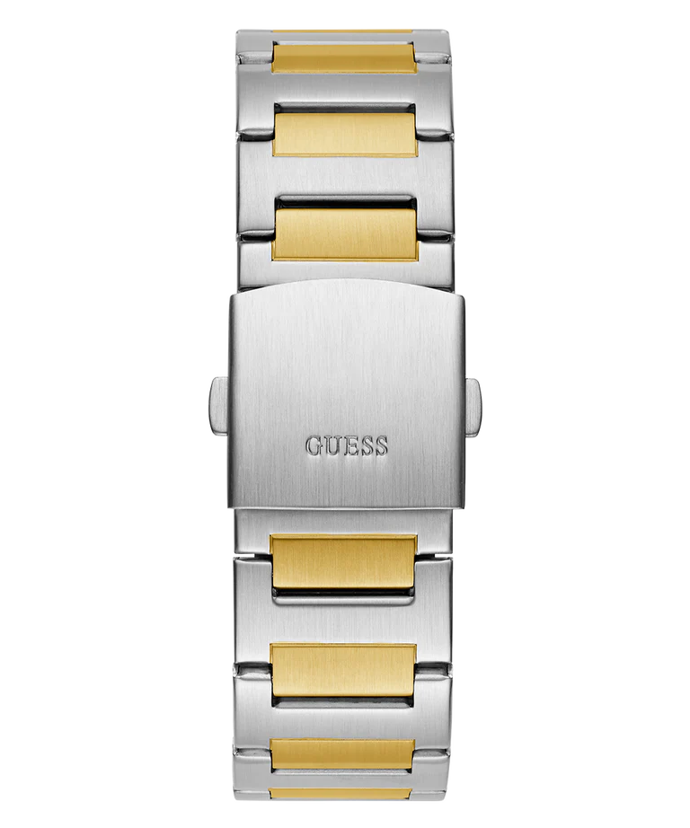 GUESS Men's Silver Tone Multi-Function Watch