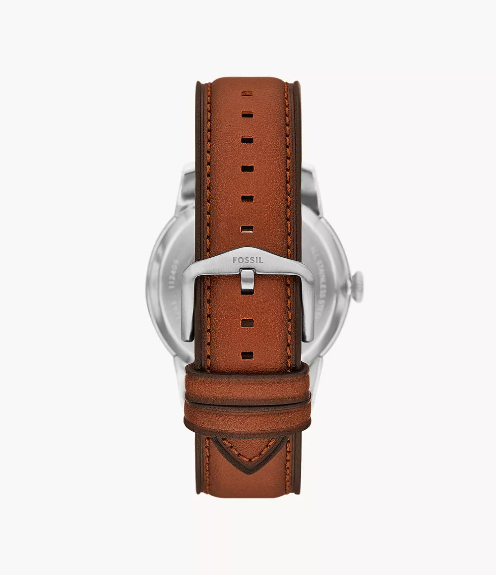 Fossil Townsman Multifunction Brown Leather Watch