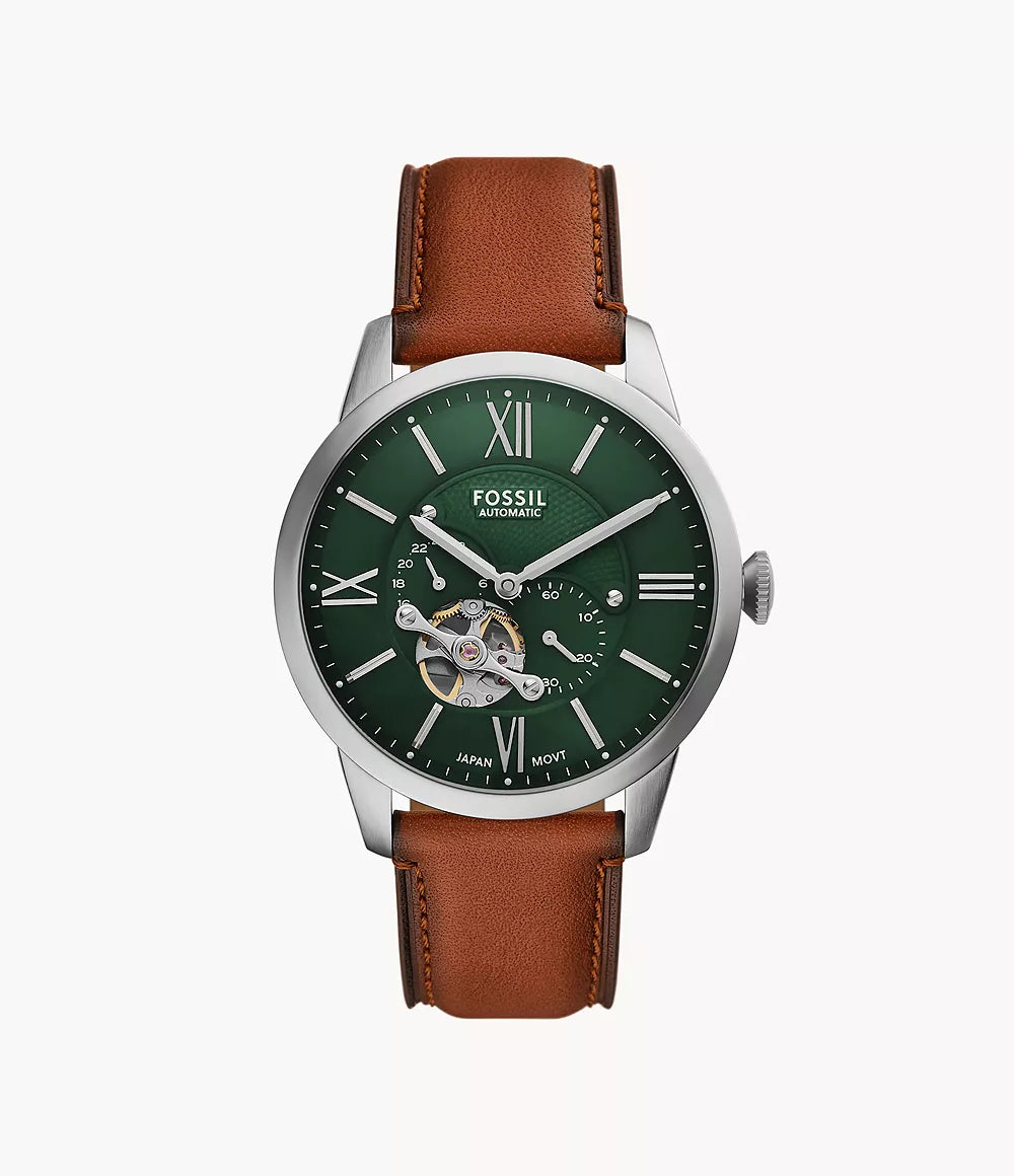 Fossil Townsman Multifunction Brown Leather Watch