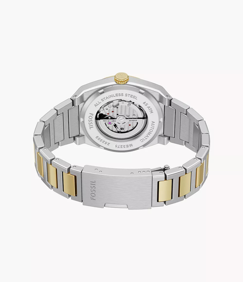 Fossil Everett 42mm Automatic Two-Tone Stainless-Steel Watch