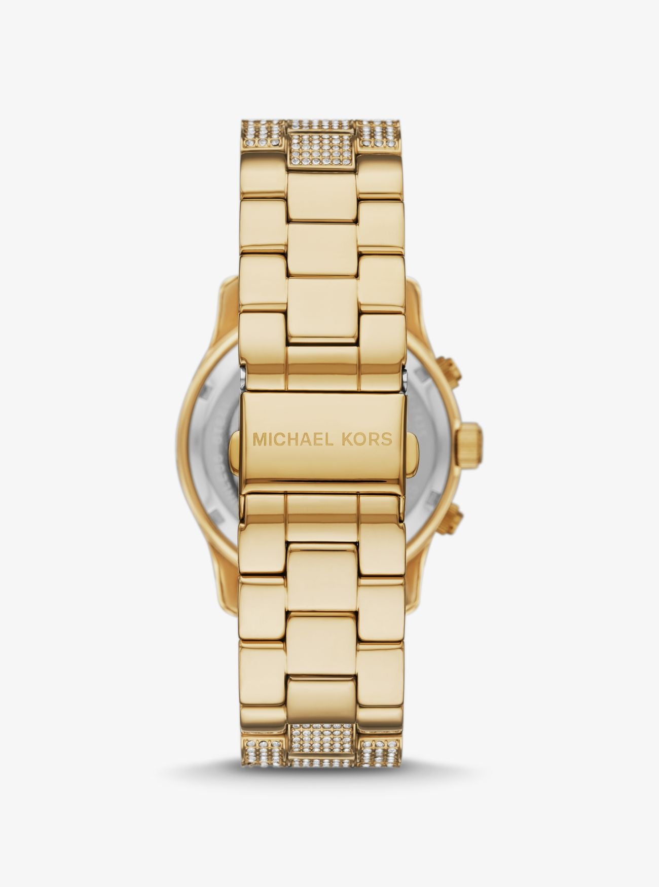 Michael Kors Runway Pavé Gold-Tone Watch