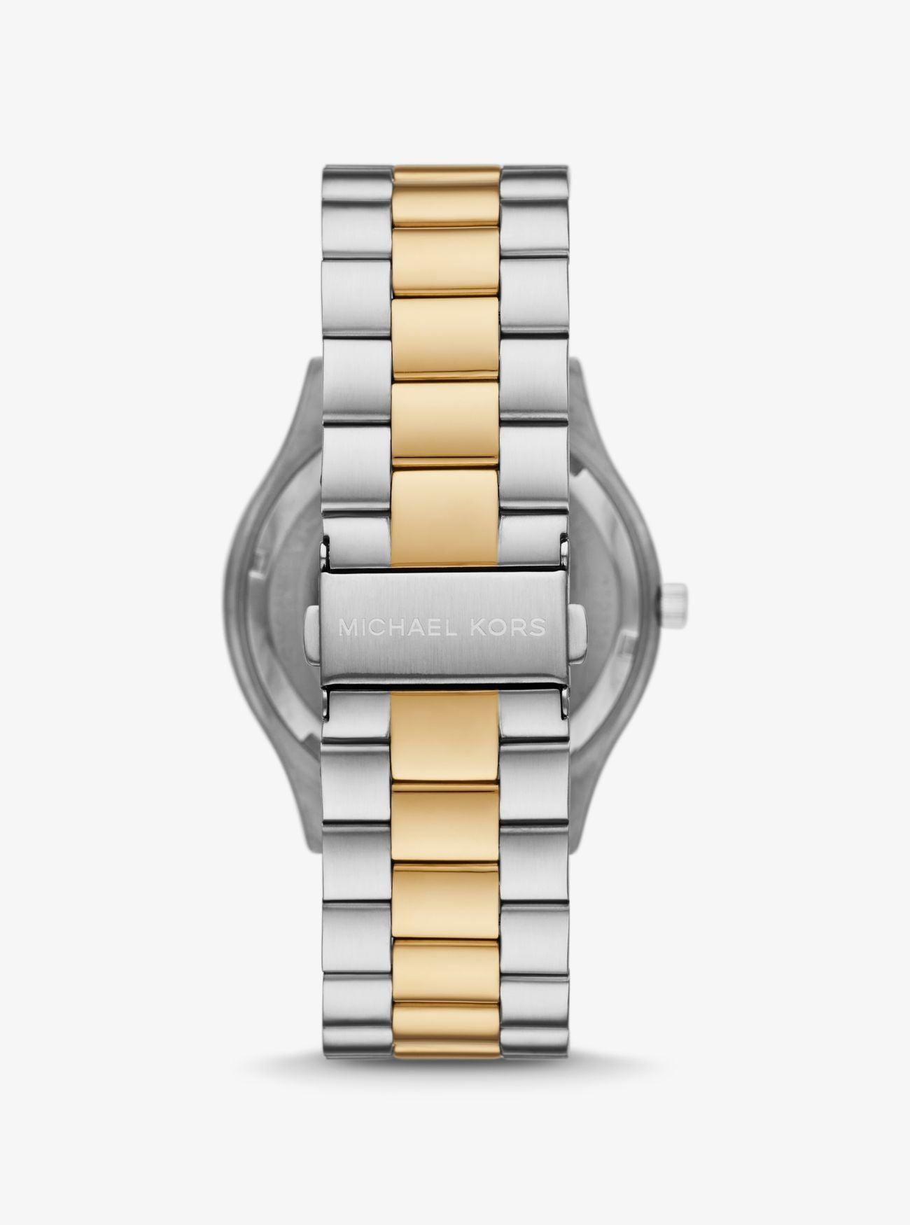 Michael Kors Oversized Slim Runway Two-Tone Watch