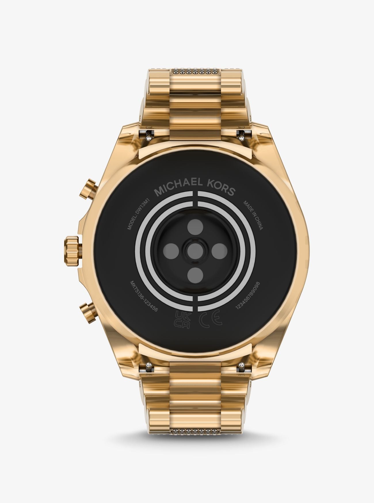 Michael Kors Gen 6 Bradshaw Pavé Gold-Tone Smartwatch