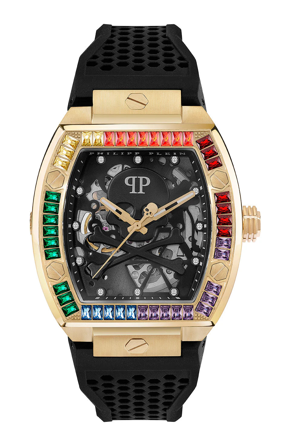 Philipp Plein The Skeleton Men Black Dial Automatic Watch