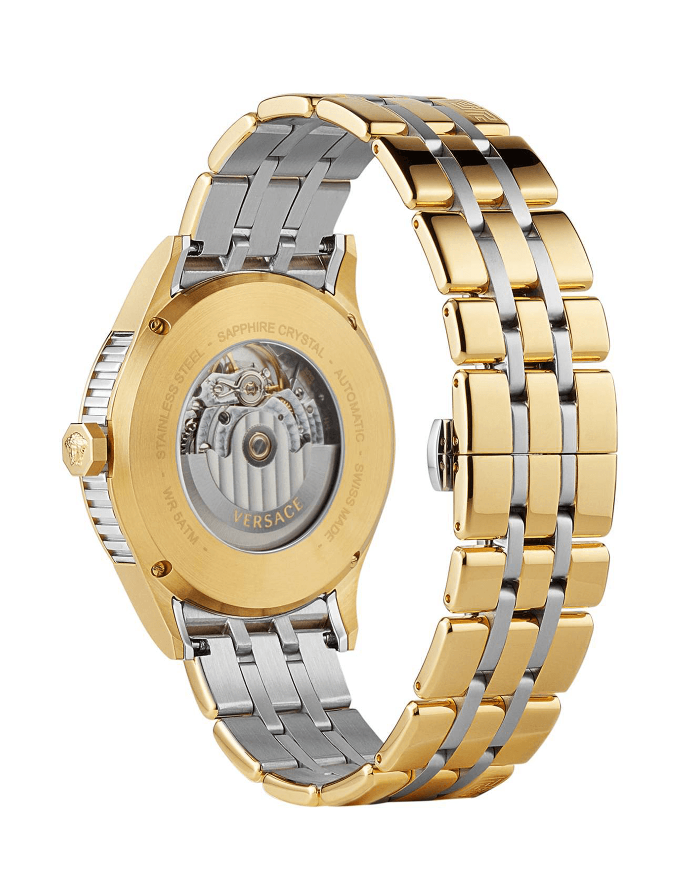 Versace black aiakos automatic 2025 watch