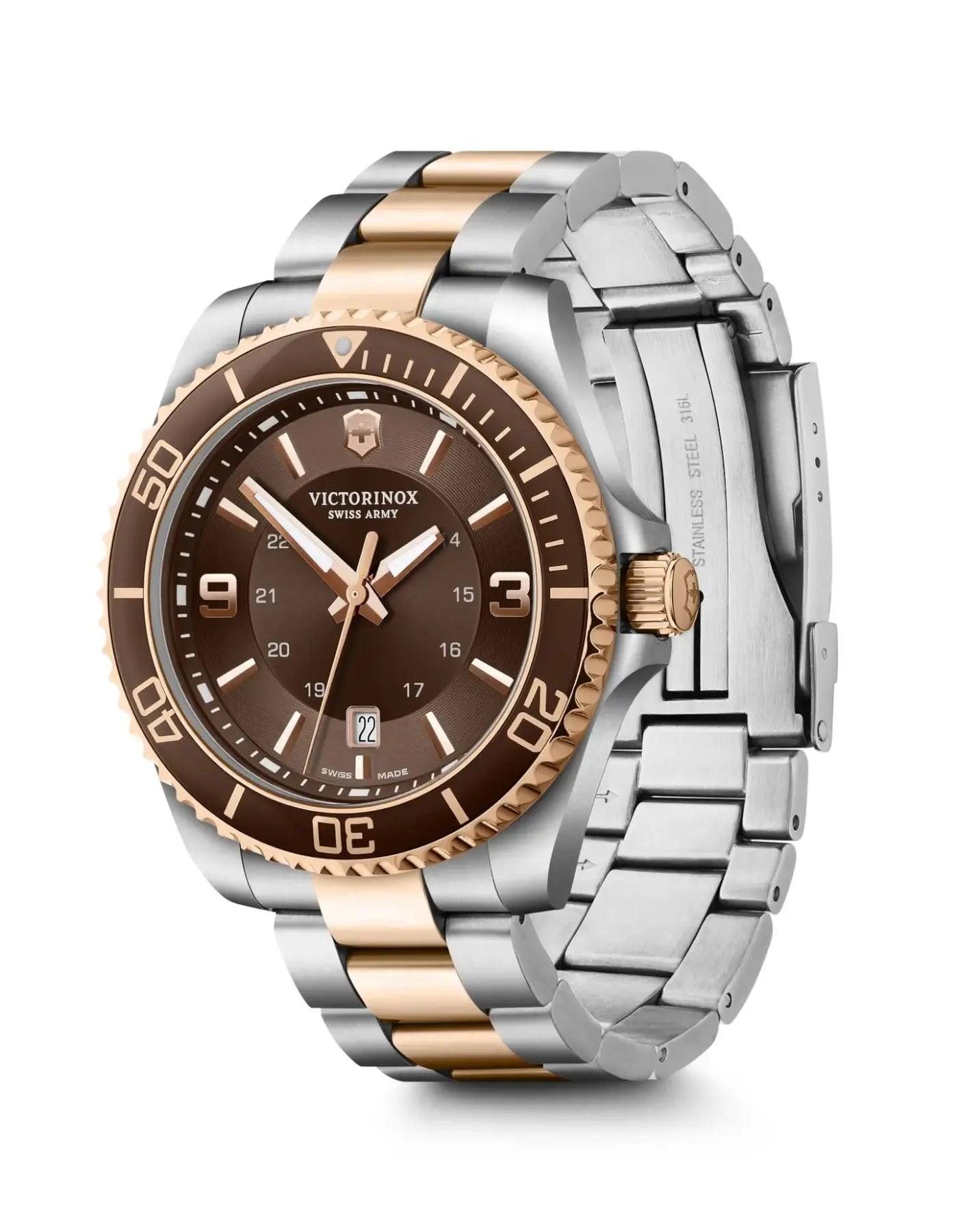 Victorinox hot sale gold watch