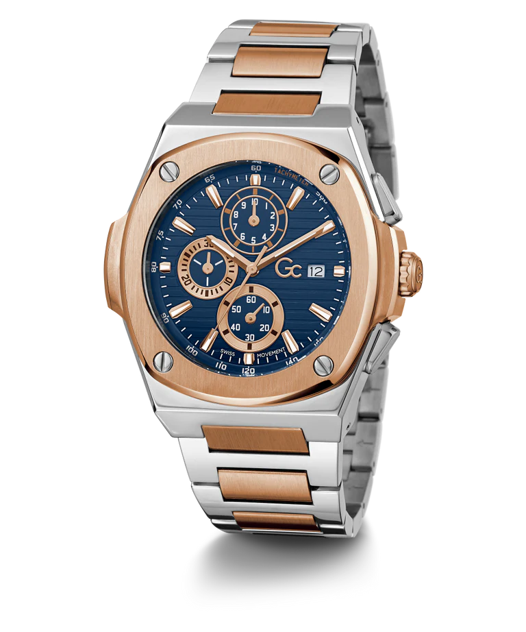 Gc Coussin Shape Chrono Metal