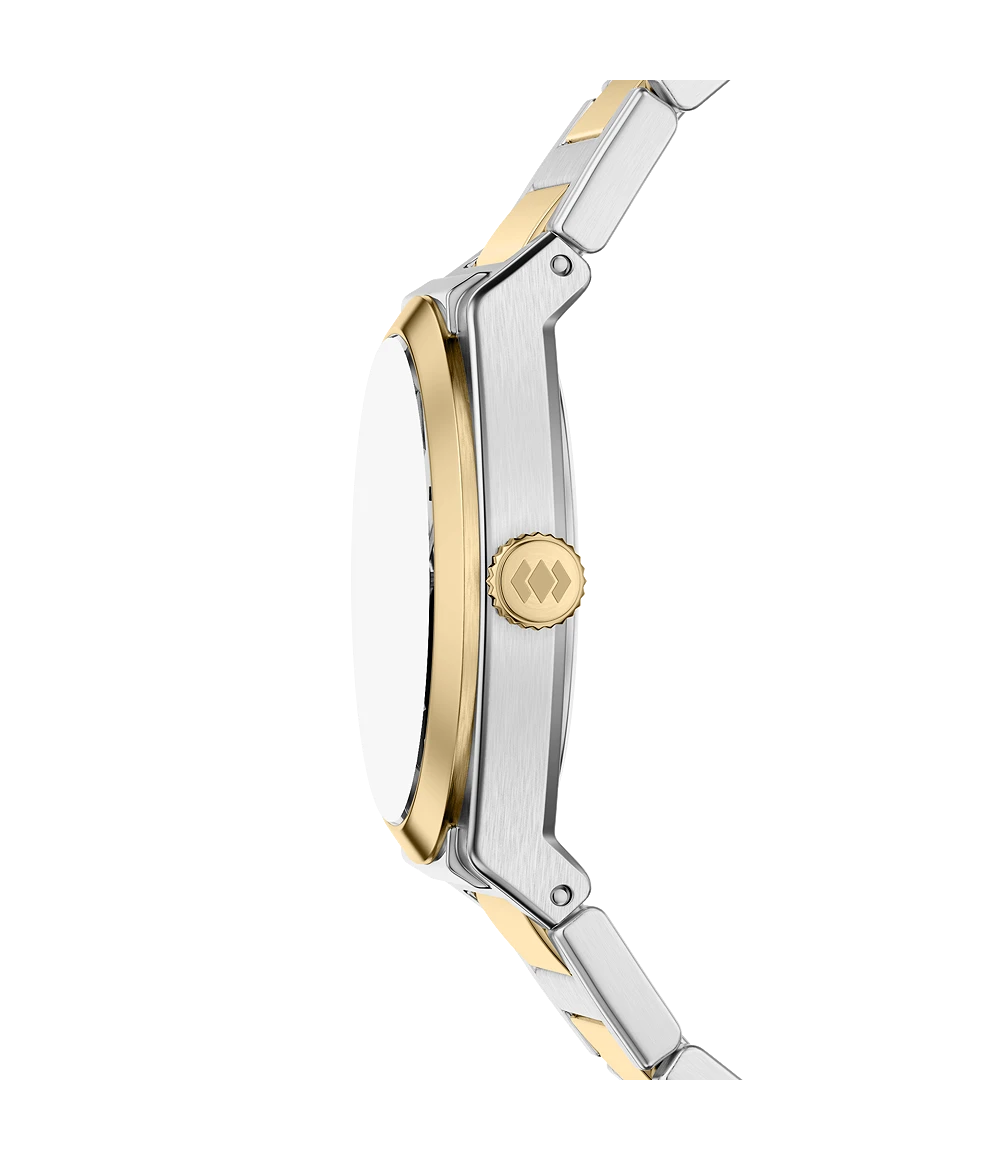 Fossil Everett Three-Hand Two-Tone Stainless-Steel Watch