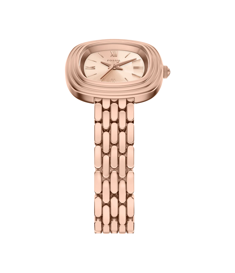 Fossil Emerson Three-Hand Rose Gold-Tone Stainless-Steel Watch