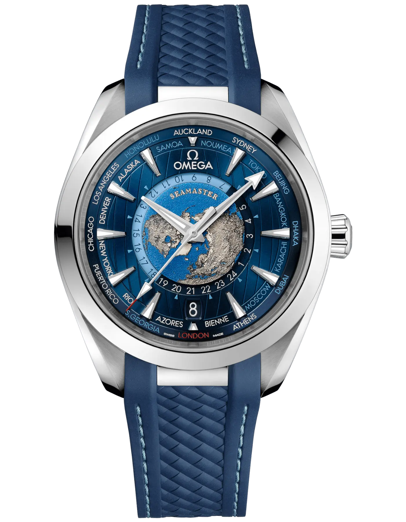 Seamaster Aqua Terra 150m Co‑Axial Master Chronometer Gmt Worldtimer 43mm