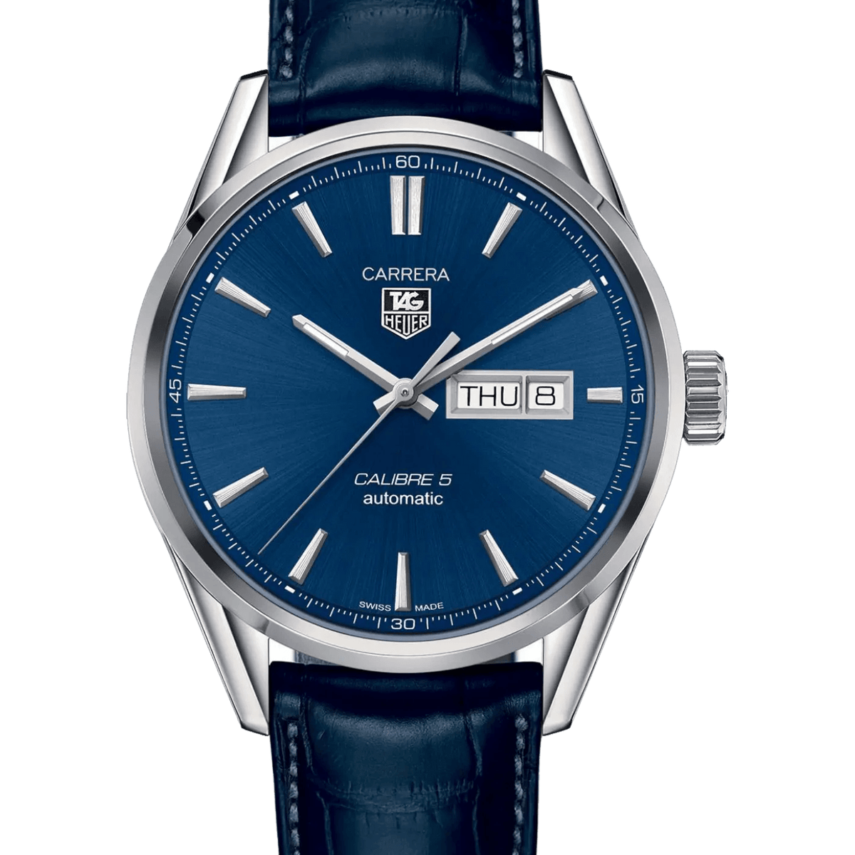 Tag heuer blue strap watch store